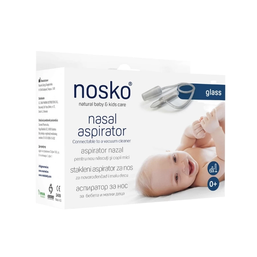 nosko® Nazalni Stakleni Aspirator za Nos Glass