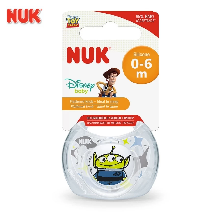 NUK® Varalica Silikon Toy Story 1, 0-6m