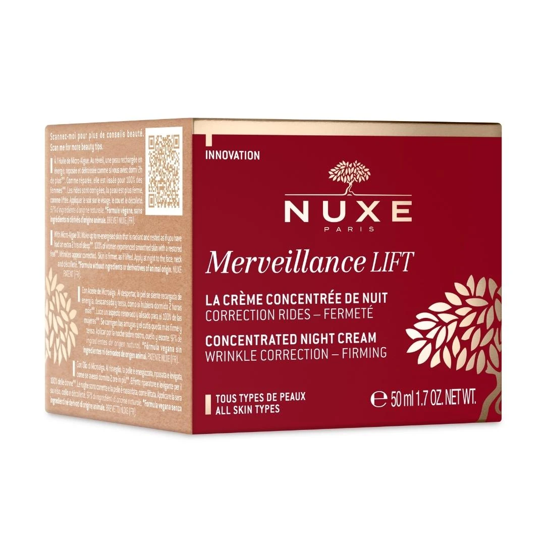 NUXE Merveillance® LIFT Noćna Koncentrovana Krema za Lifting i Učvršćivanje Kože 50 mL