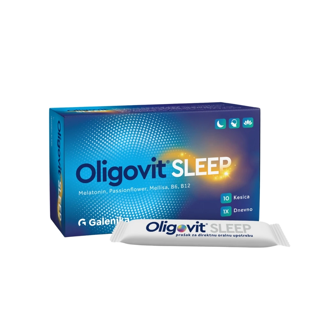 Oligovit® SLEEP 10 Kesica sa Melatoninom, Pasiflorom i Vitaminima