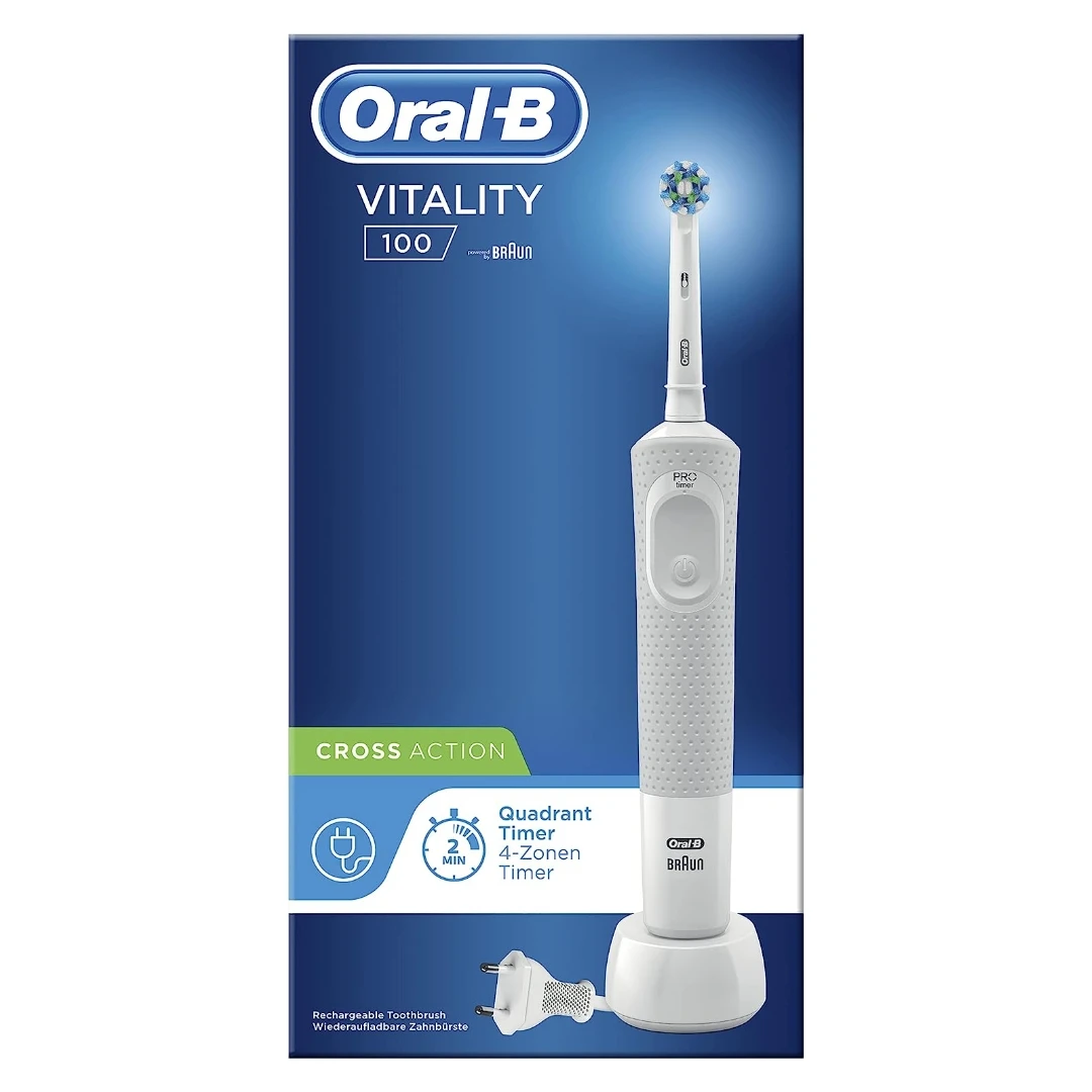 Oral-B® Električna Četkica za Zube VITALITY 100 Bela