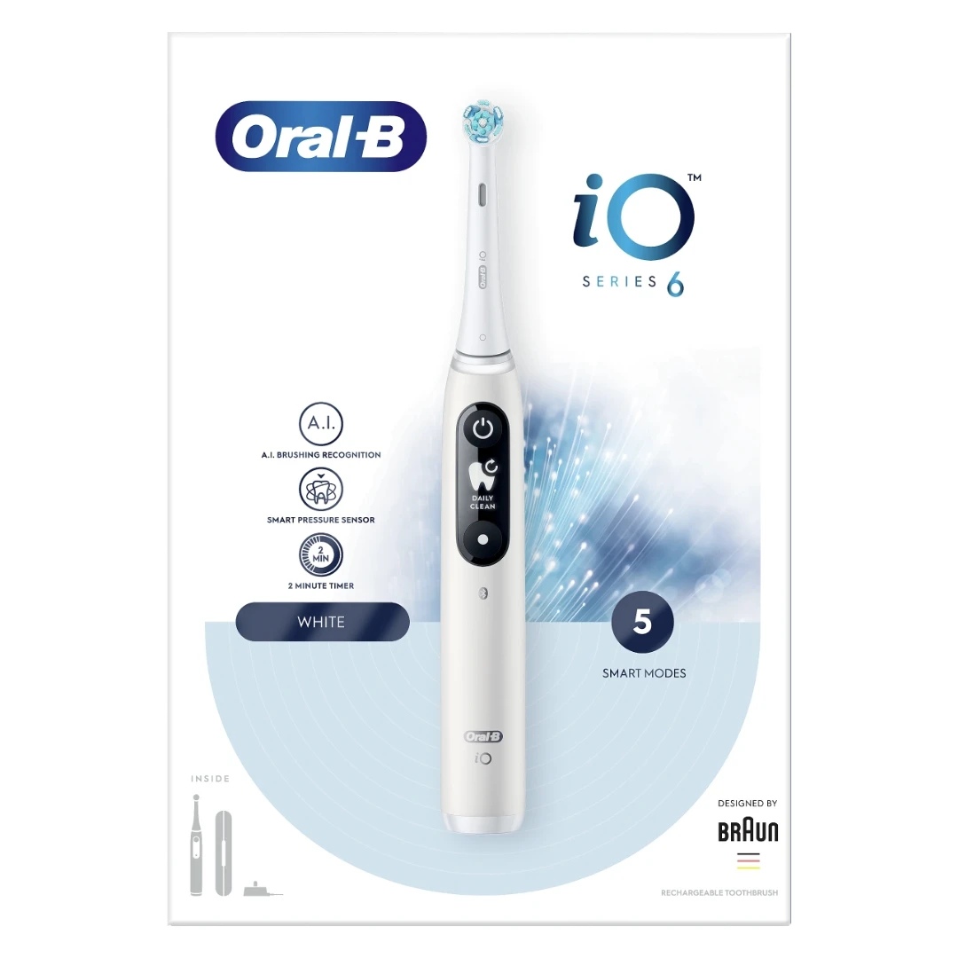 Oral-B® iO 6 Električna Četkica za Zube Siva