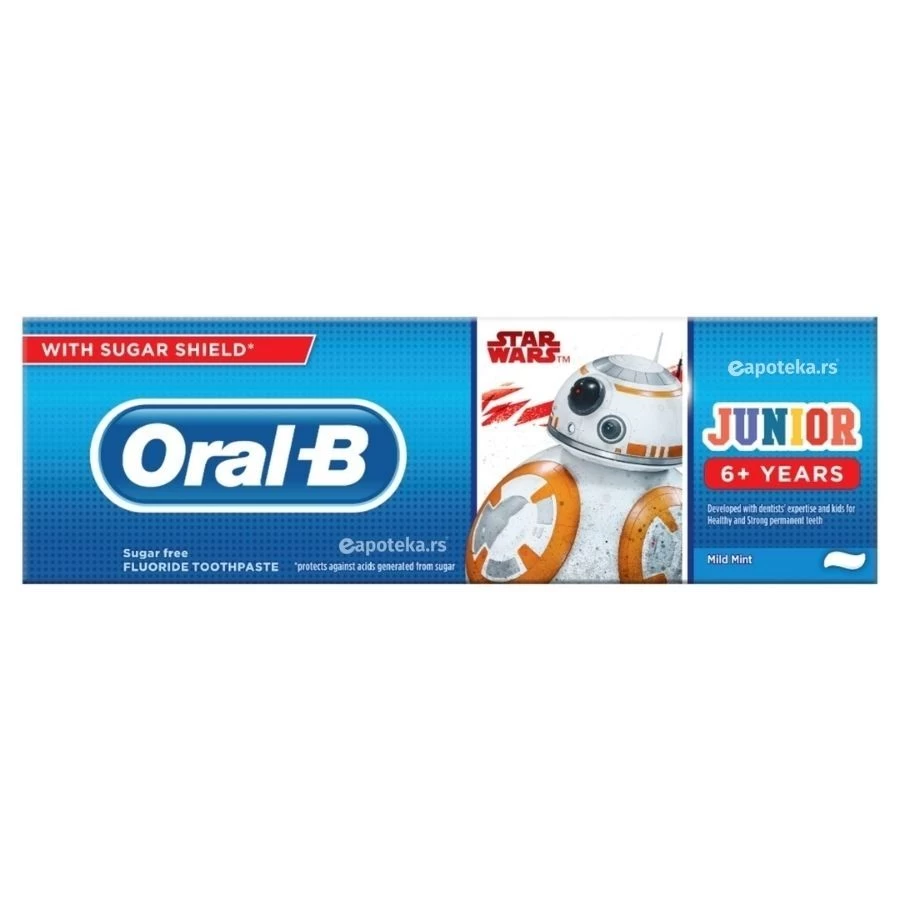Oral-B® Junior Star Wars Pasta za Zube za Decu 75 mL