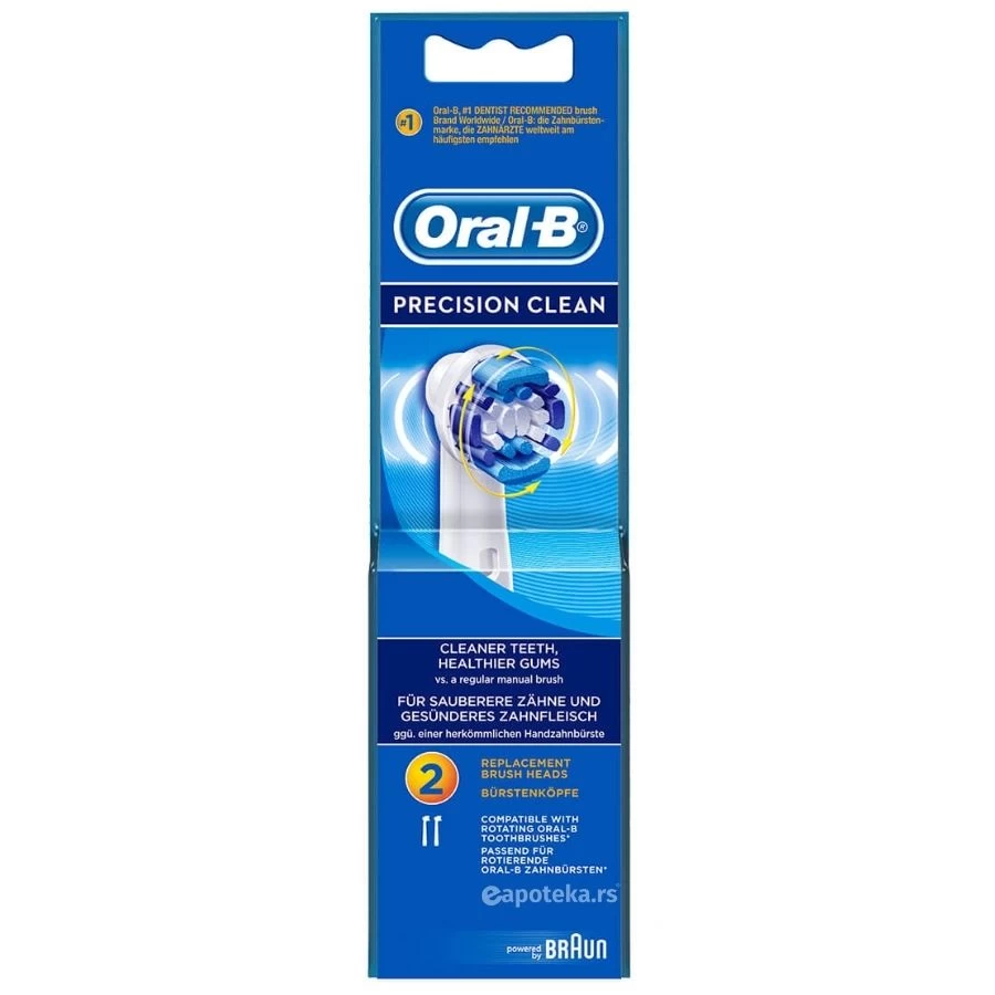 Oral-B® Nastavci za Električnu Četkicu Precision Clean 2 Nastavka