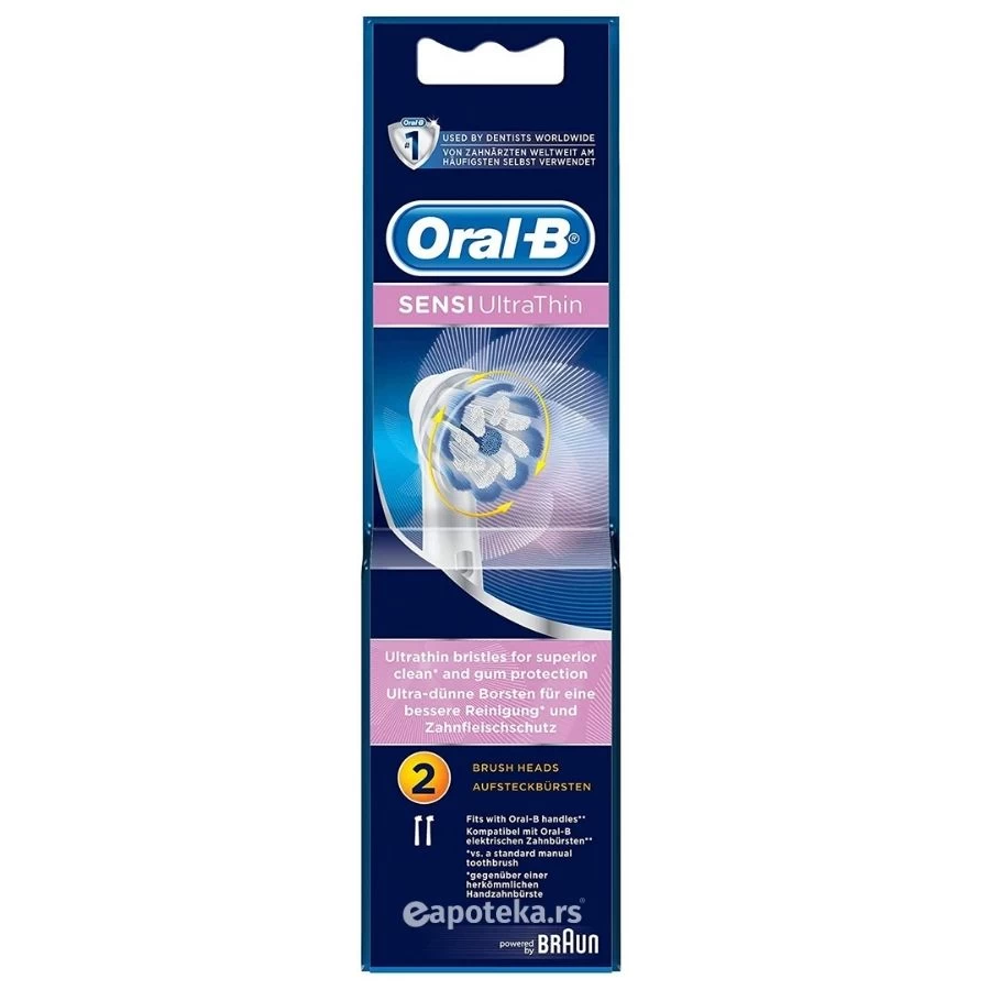 Oral-B® Nastavci za Električnu Četkicu Sensi Ultra Thin 2 Nastavka