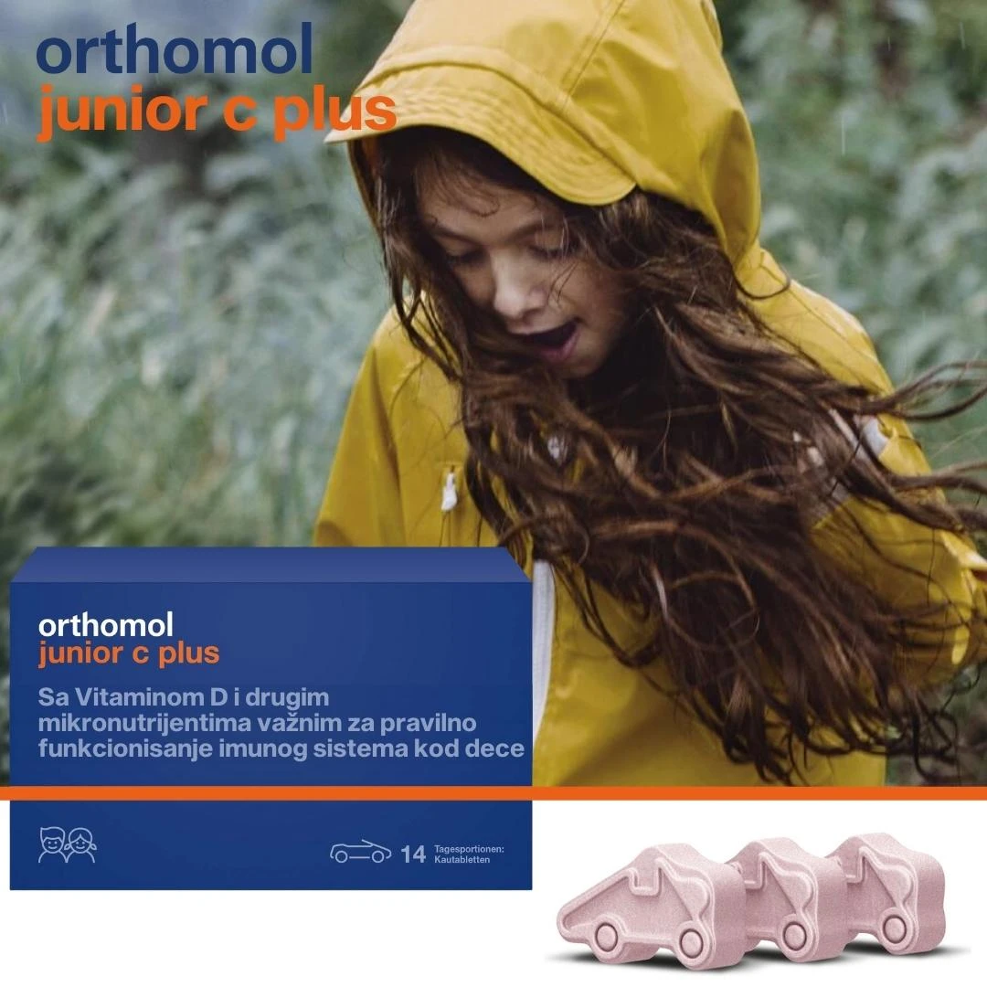 Orthomol Junior C Plus 30 Tableta za Poboljšanje Imuniteta kod Dece