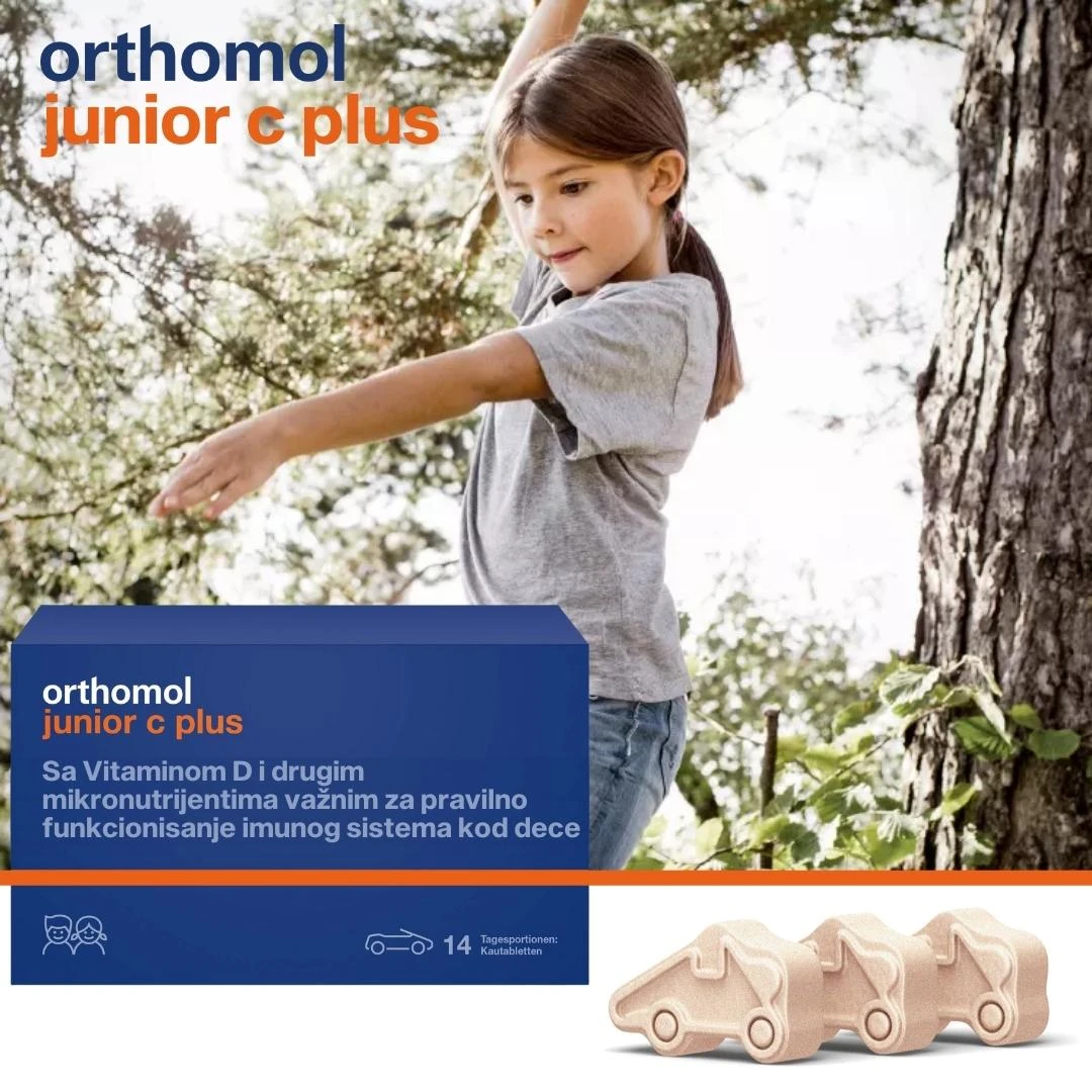 Orthomol Junior C Plus 30 Tableta za Poboljšanje Imuniteta kod Dece