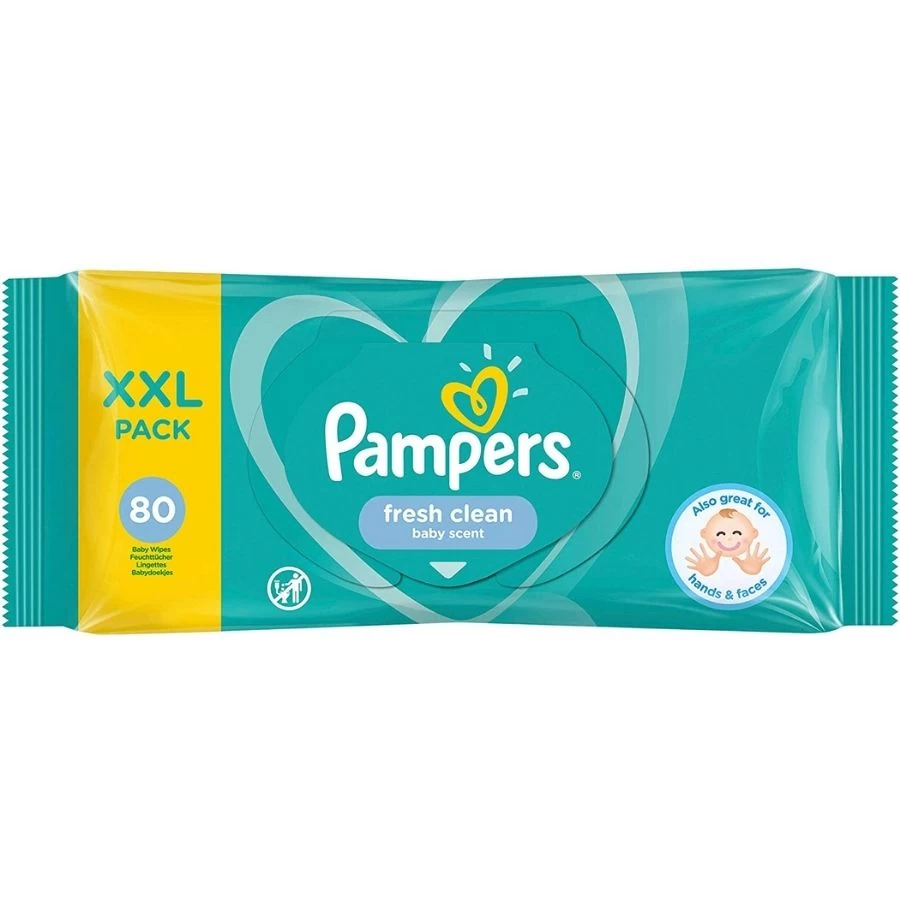 Pampers Fresh Clean Baby Wipes 52