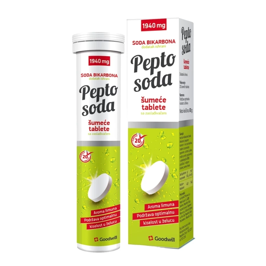Goodwill Pepto Soda 20 Šumećih Tableta