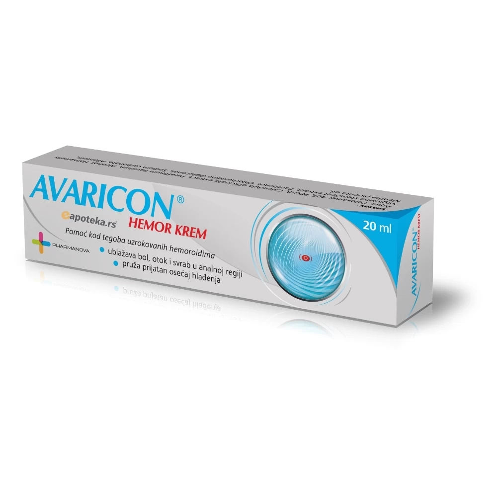 Avaricon® Hemor Krema Protiv Hemoroida 20 mL