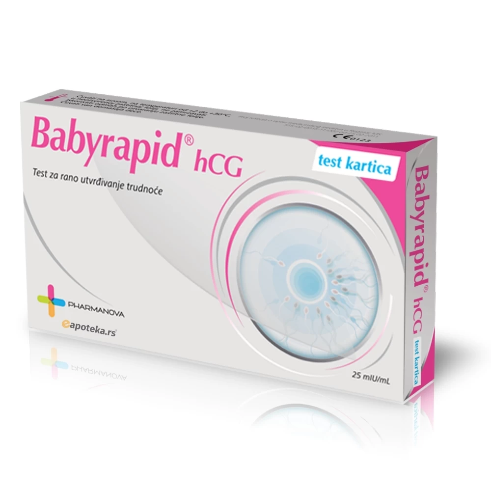 Babyrapid® hCG Test Kartica za Rano Otkrivanje Trudnoće