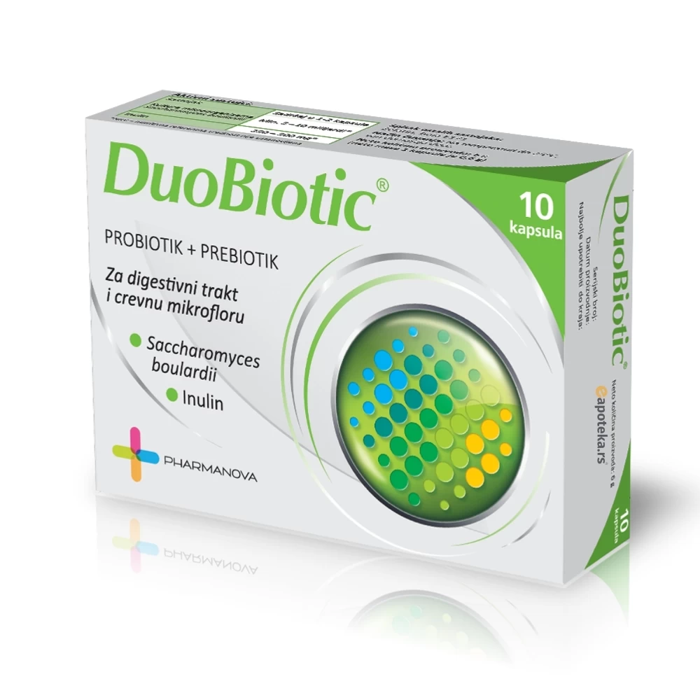 DuoBiotic® 10 Kapsula Probiotik sa Inulinom; Sinbiotik