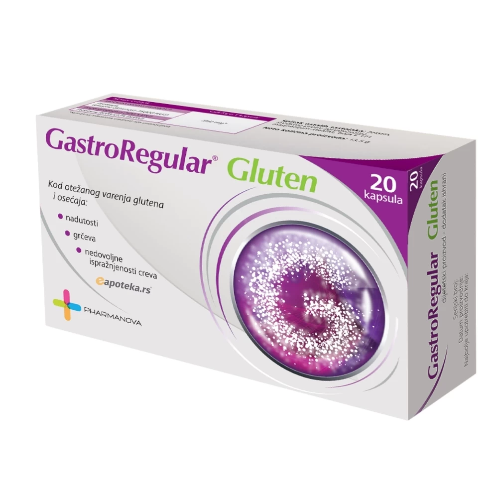 GastroRegular Gluten 20 Kapsula