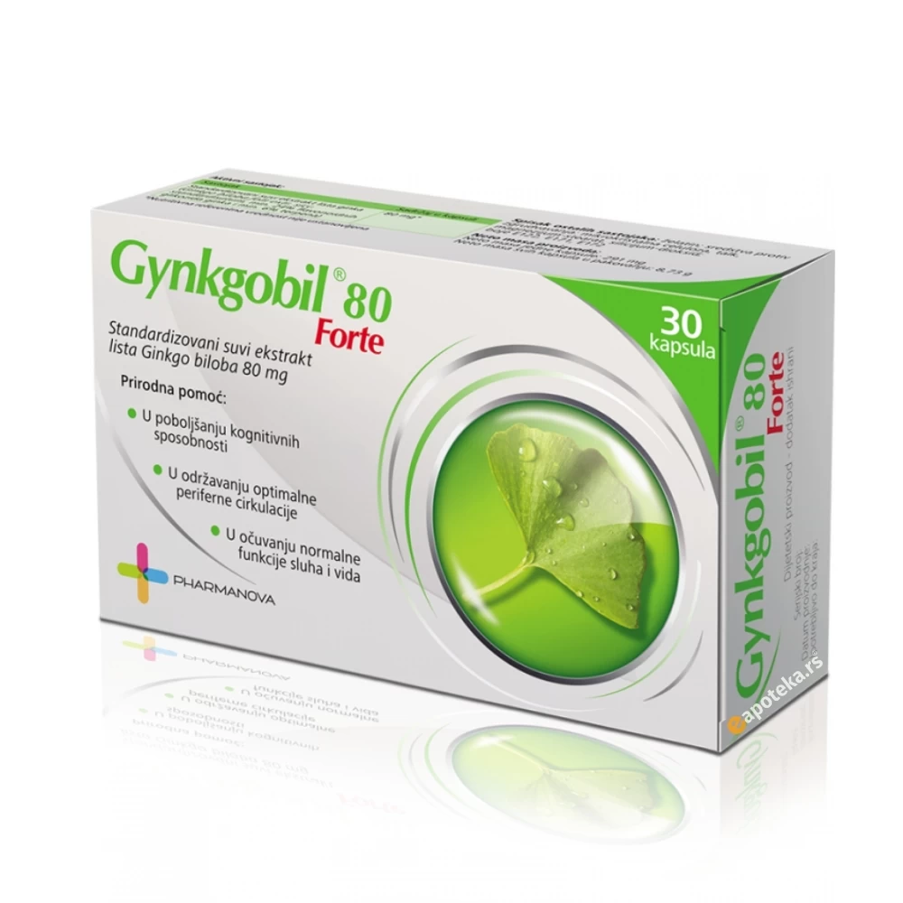 Gynkgobil® FORTE 80 mg 30 Kapsula 