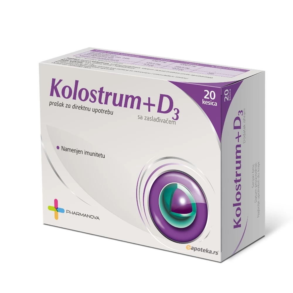 Kolostrum + D3 Direkt 20 Kesica za Imunitet