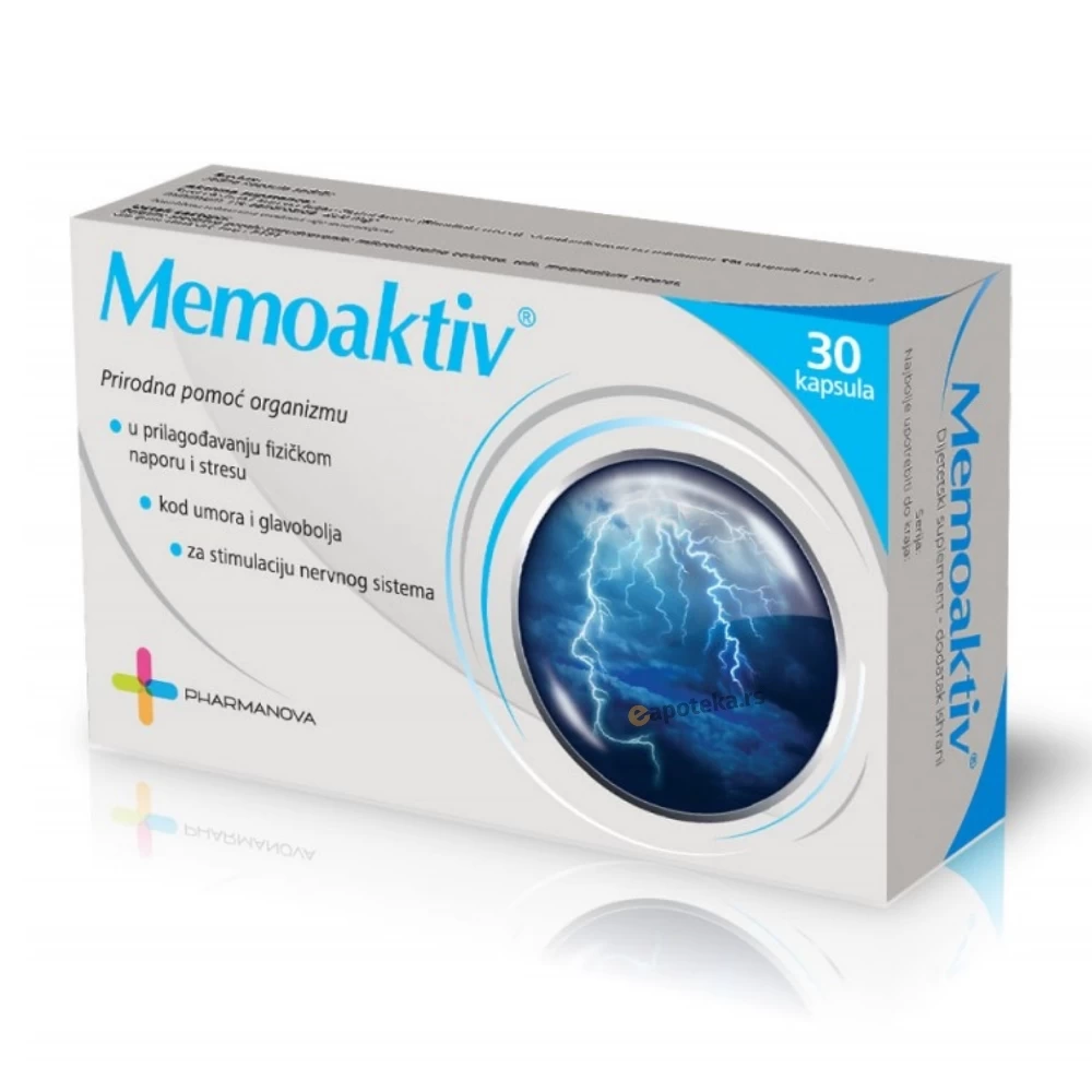 Memoaktiv® 250 mg 30 Kapsula za Bolje Pamćenje i Koncentraciju