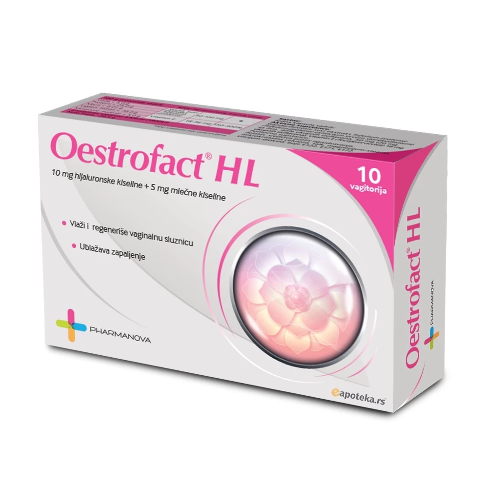 Oestrofact® HL 10 Vaginaleta sa Hijaluronskom i Mlečnom Kiselinom