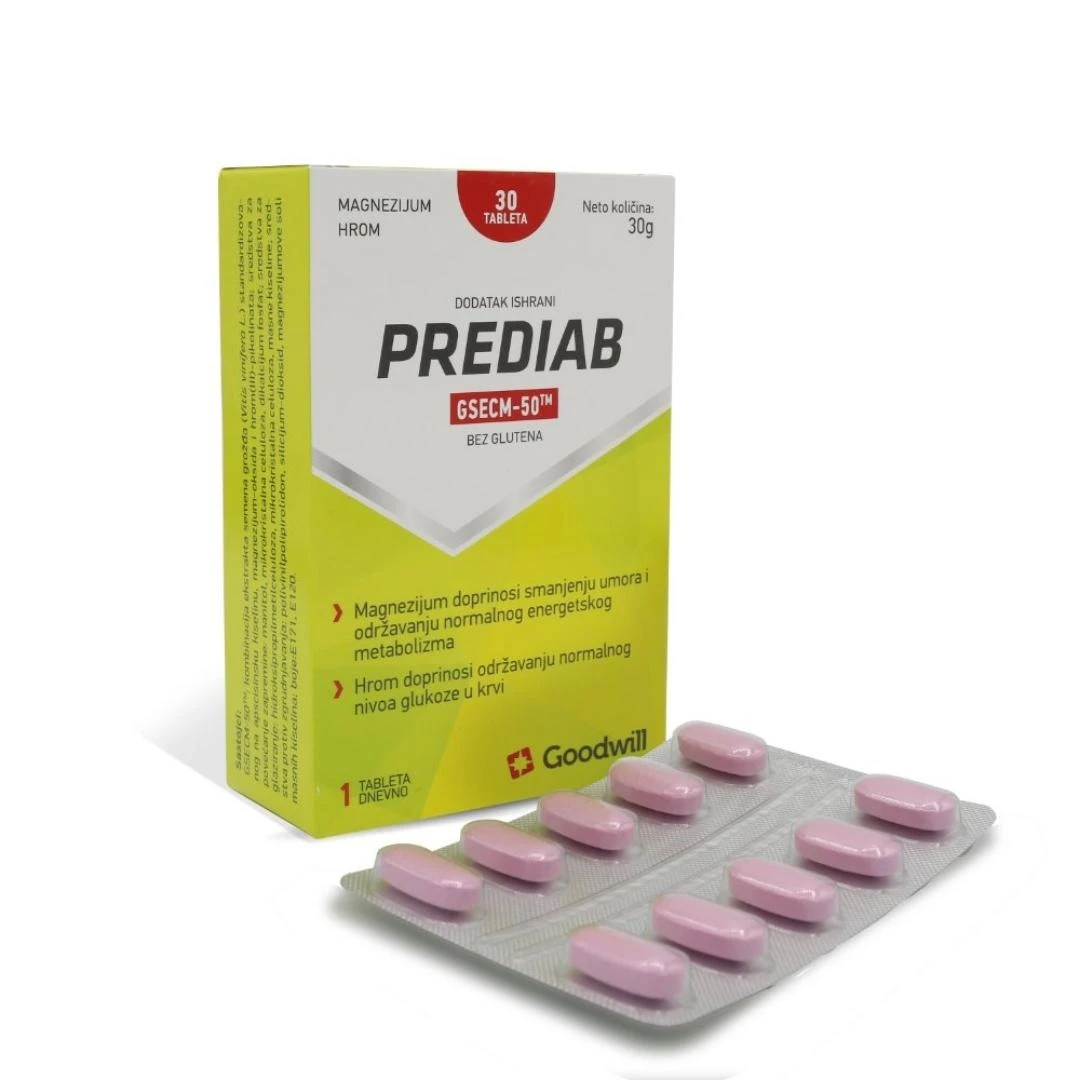 PREDIAB 30 Tableta Insulinska Rezistencija, Metabolički Sindrom, Predijabetes