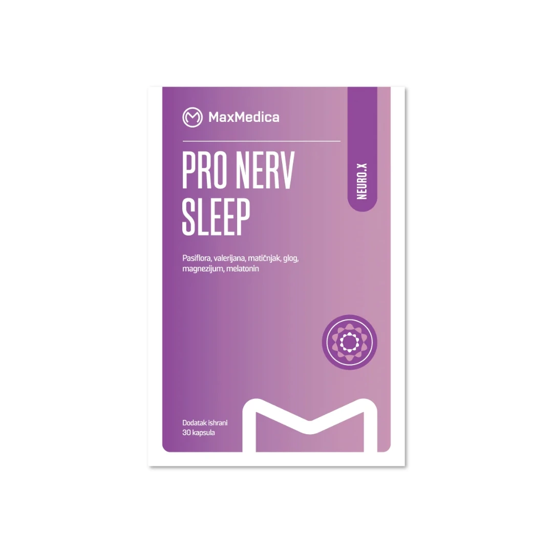 MaxMedica PRO NERV SLEEP 30 Kapsula Melatonina za Spavanje