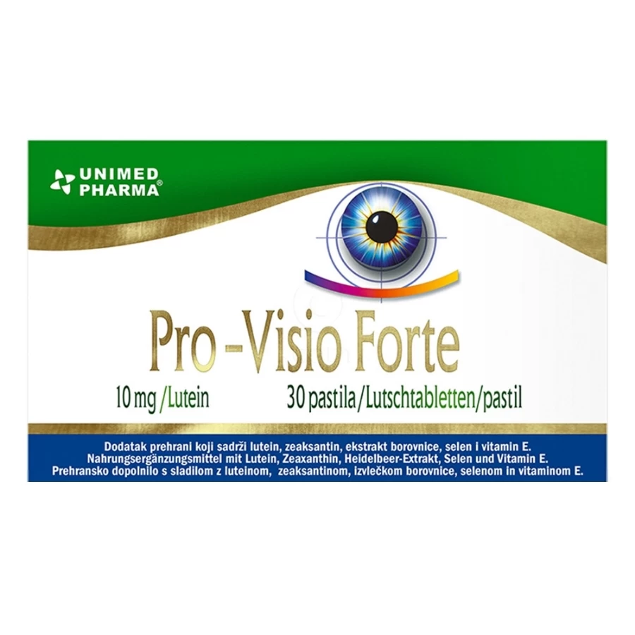 Pro-Visio Forte 30 Tableta za Oči za Luteinom, Zeaksantinom i Vitaminom E