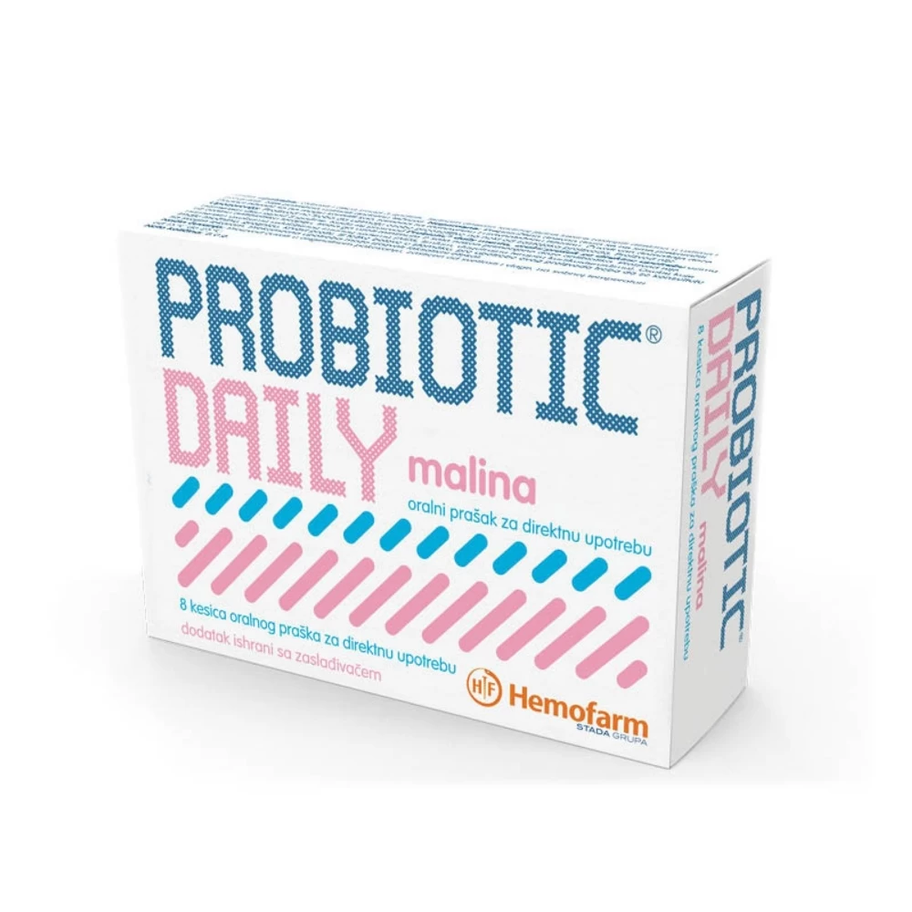 HEMOFARM Probiotic Daily Direkt Malina 8 Kesica