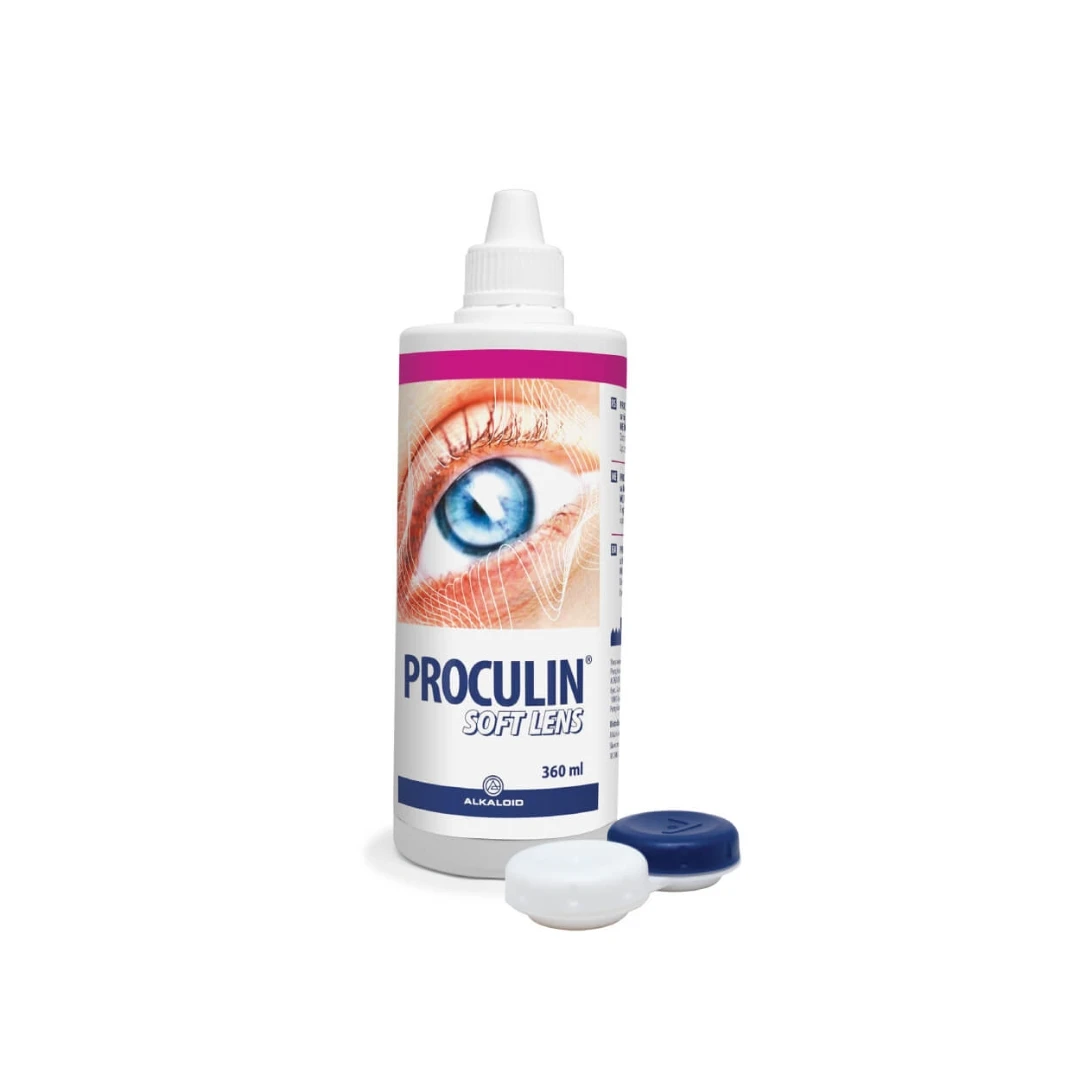 ALKALOID Proculin® Soft Lens 360 mL sa Antibakterijskom Kutijom za Sočiva
