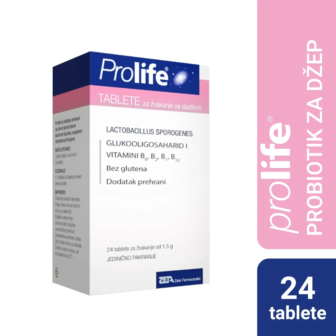 ProLife® Probiotik 24 Pastile za Žvakanje 