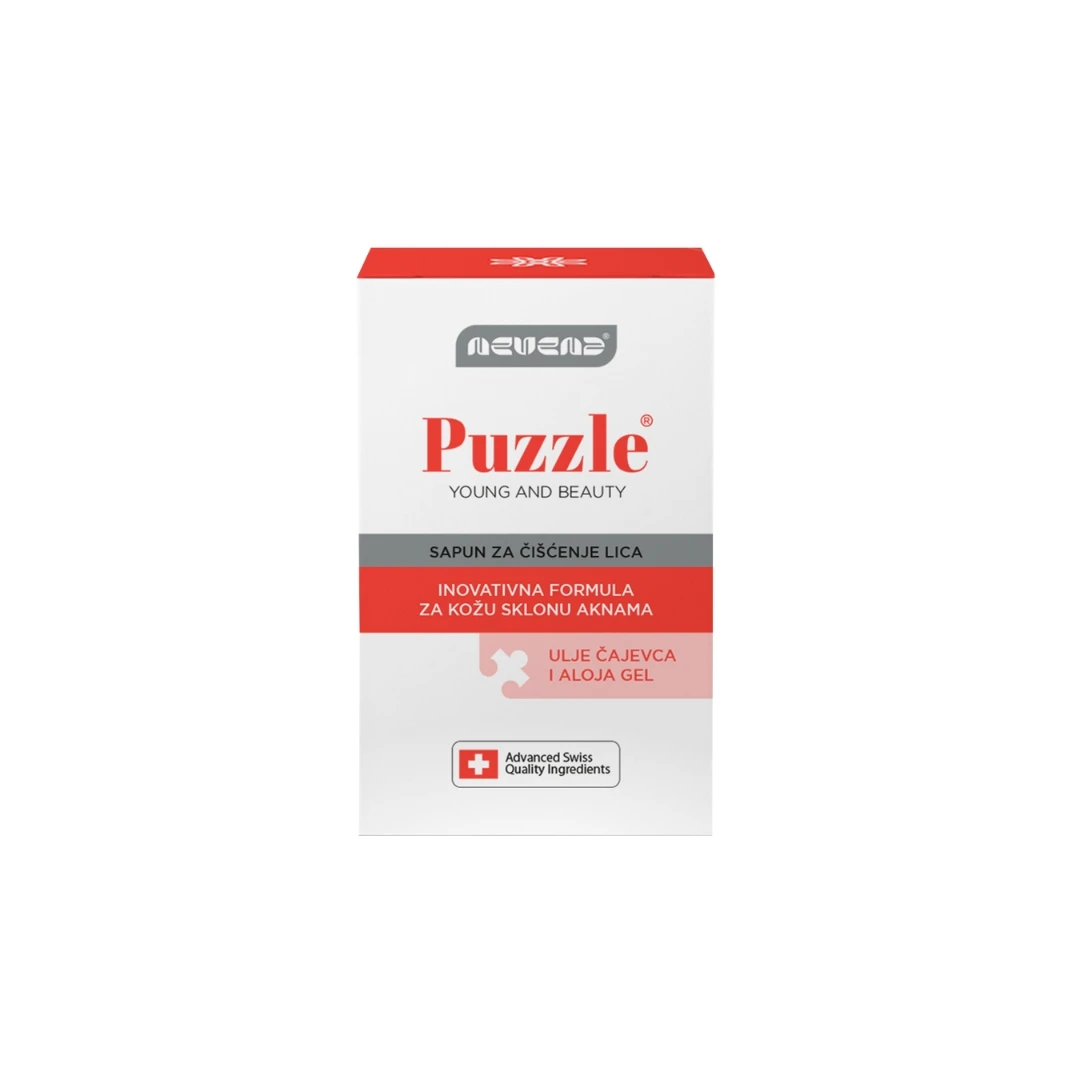 Puzzle® Antibakterijski Sapun za Problematičnu Kožu sa Uljem Čajevca i Alojom 78 g