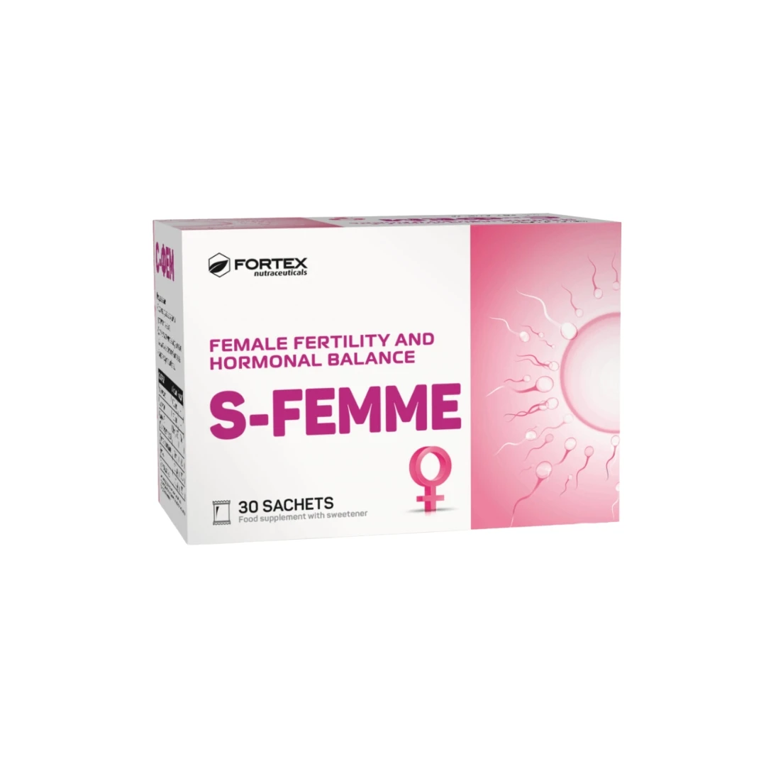 S-FEMME 30 Kesica za Plodnost kod Žena i Hormonsku Ravnotežu