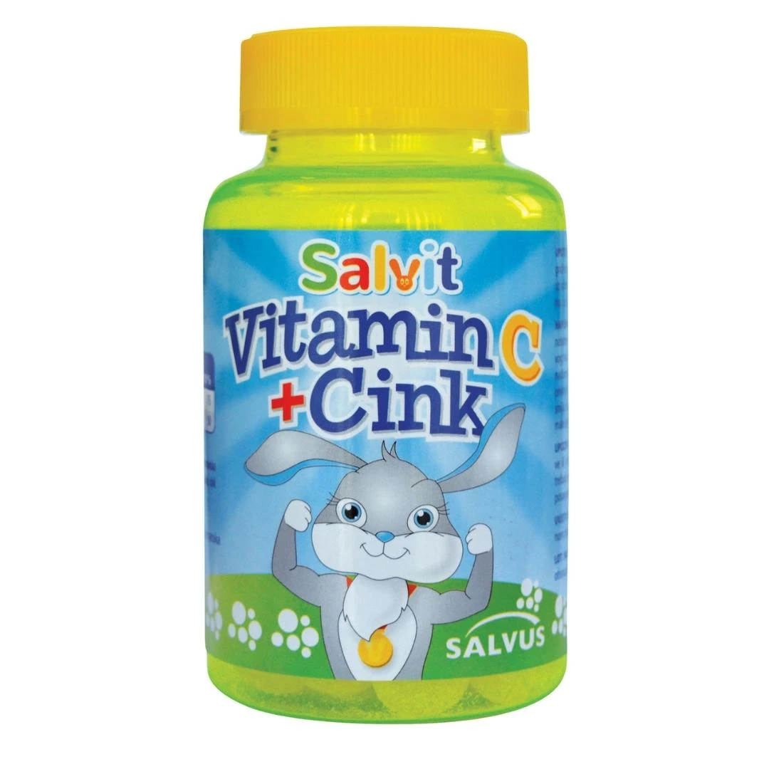 Salvit Vitamin C plus Cink 60 Gumenih Bombona