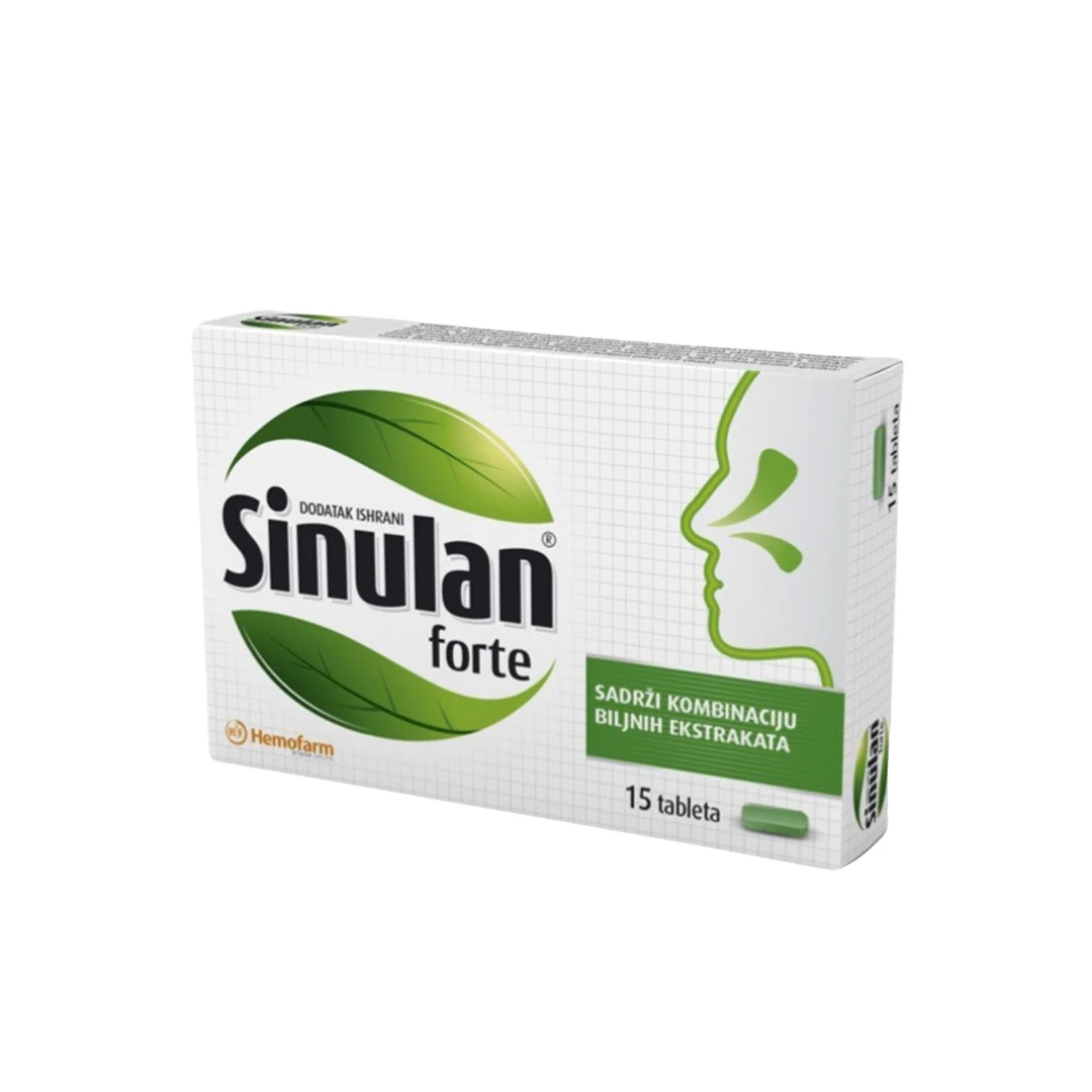 Sinulan® Forte 15 Tableta za Upalu Sinusa -Sinuzitis