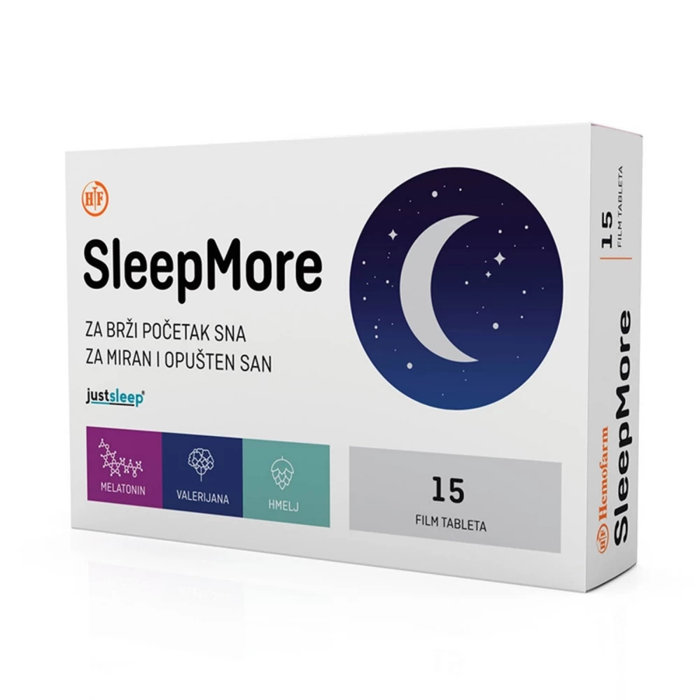 HEMOFARM SleepMore 15 Tableta
