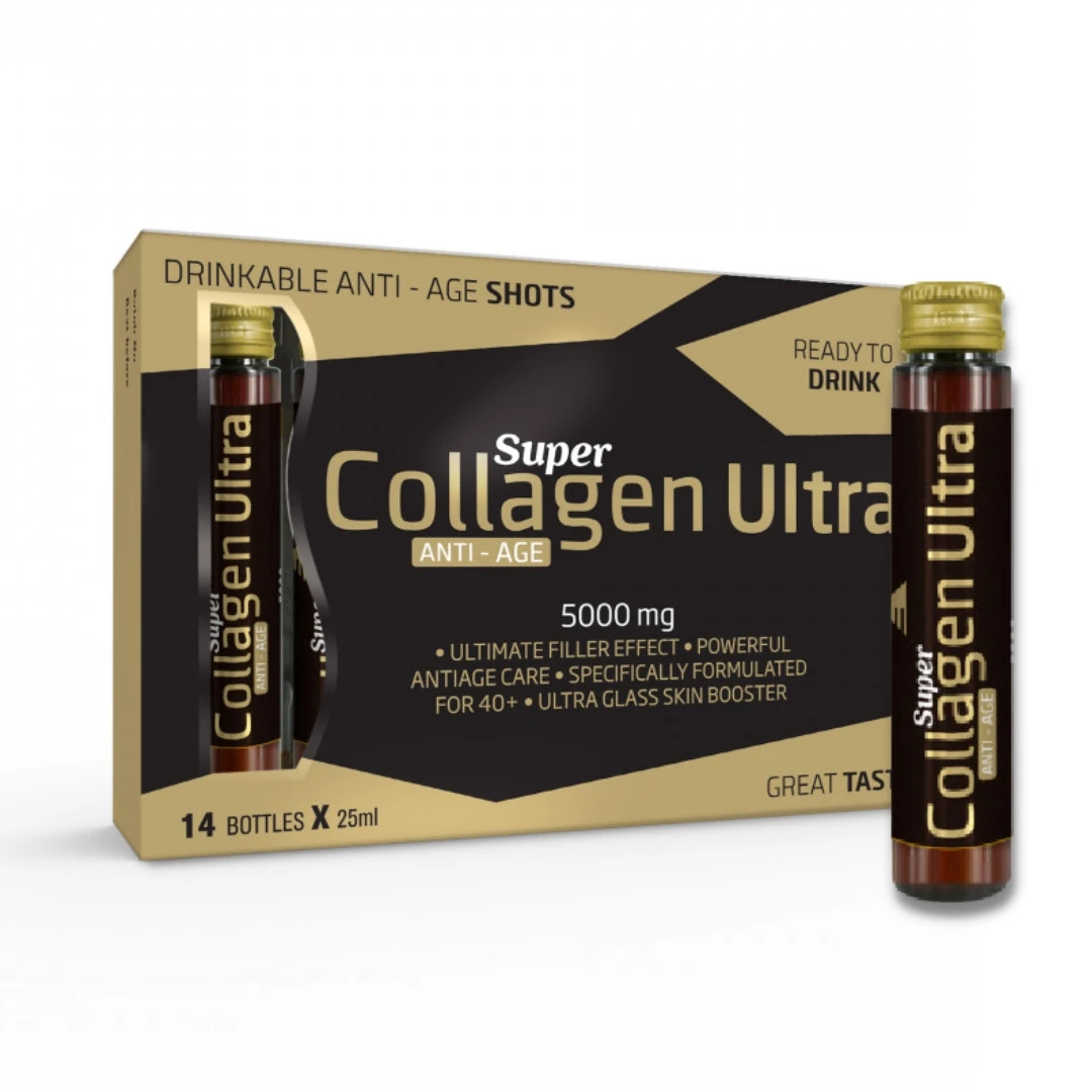Super Collagen AntiAge 14x25 mL; Kolagen i Hijaluronska Kiselina u Bočicama