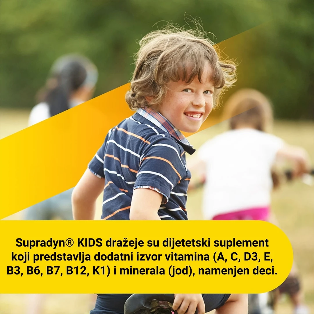 Supradyn® KIDS Dražeje 9 Vitamina i Jod  60 Komada