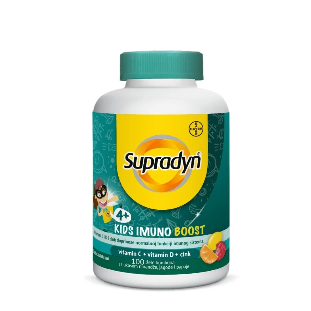 BAYER Supradyn® KIDS IMUNO BOOST 100 Gumenih Tableta