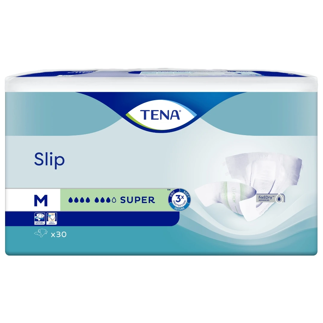 TENA® Pelene za Odrasle Slim Super M 30 Pelena za Inkontinenciju