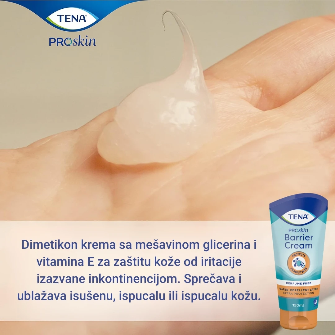 TENA® ProSkin Barrier Zaštitna Krema sa Dimetikonom 150 mL