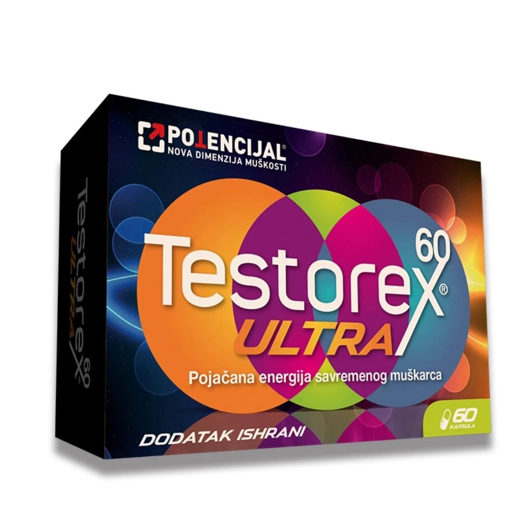 TESTOREX® Ultra Tablete za Izdržljivost, Potenciju i Libido 60 Komada