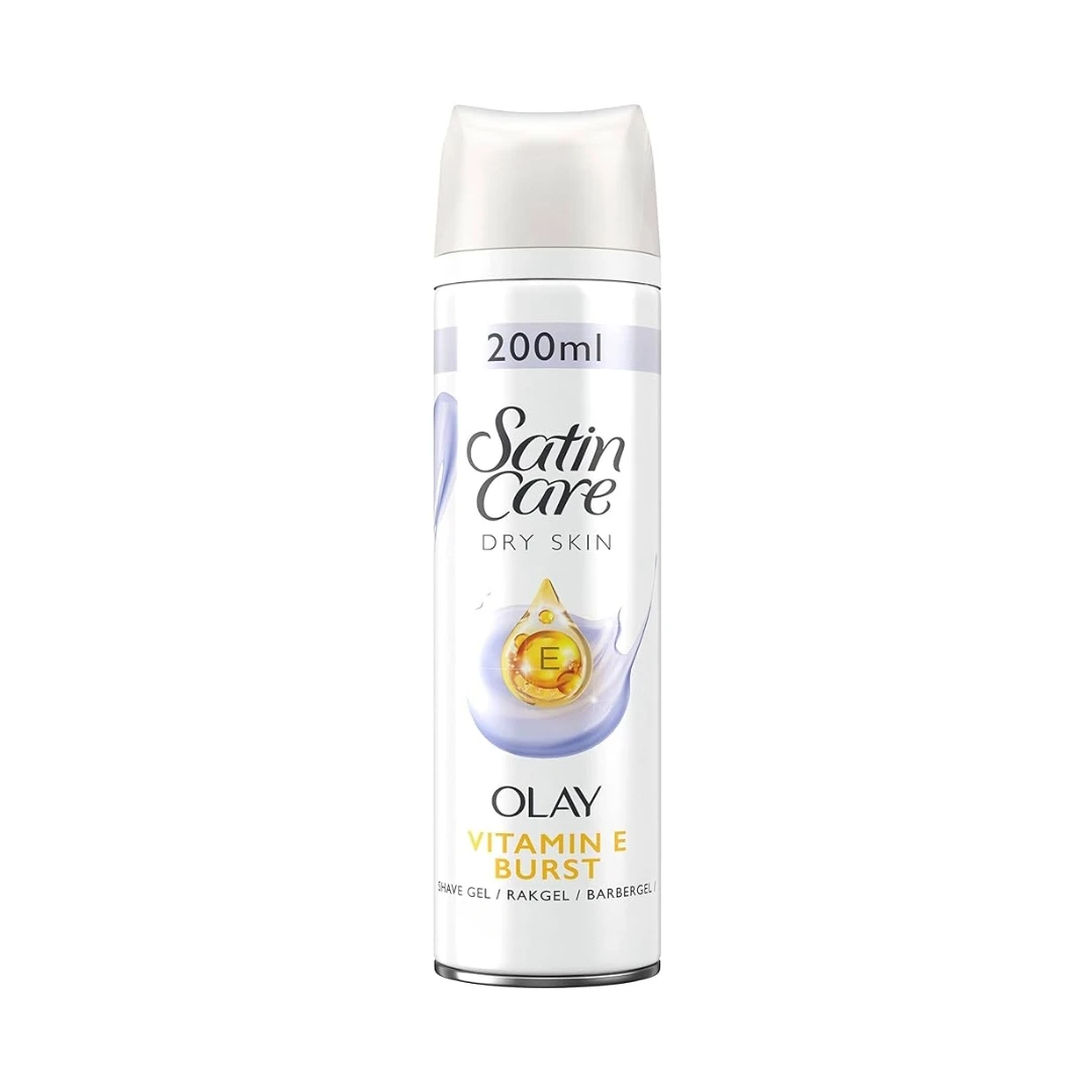 Gillette® Venus Satin Care Gel za Brijanje Suve Kože za Žene sa Vitaminom E za Svilenkastu Kožu 200 mL