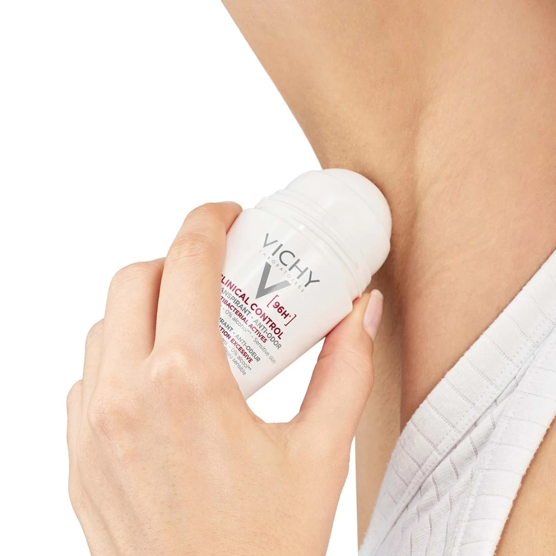 VICHY DEODORANT Clinical Control Roll-on za Zaštitu od Znojenja do 96H, za Osetljivu Kožu 50 ml