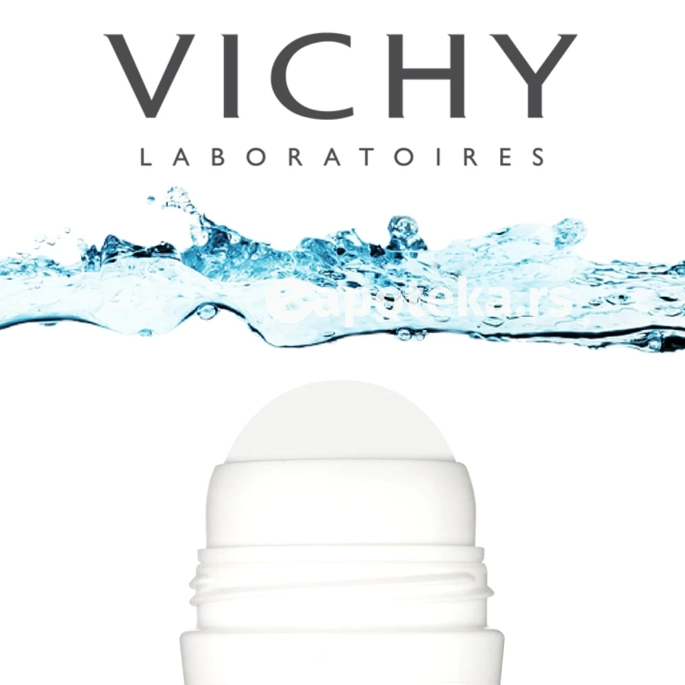VICHY DÉODORANT Roll-on Dezodorans za Regulaciju Znojenja do 48h za Depiliranu i Osetljivu Kožu 50 mL