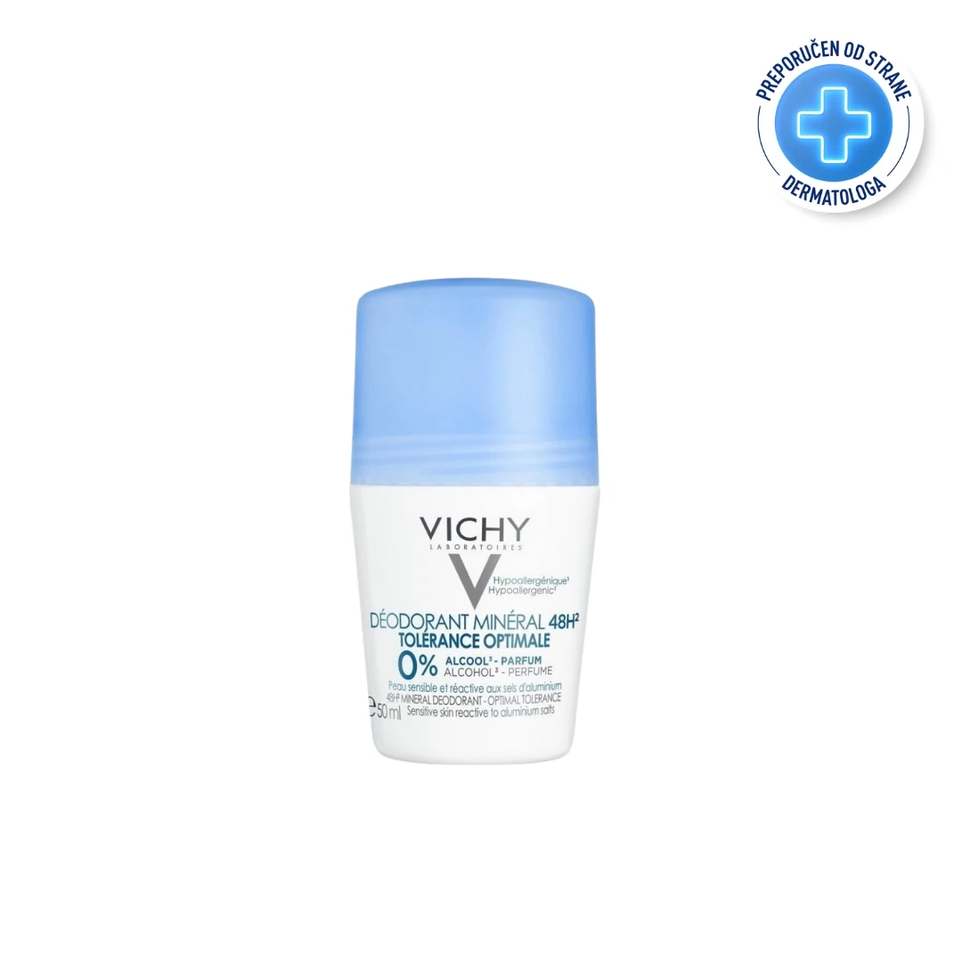 VICHY DÉODORANT MINERAL 48 h Roll on 50 mL