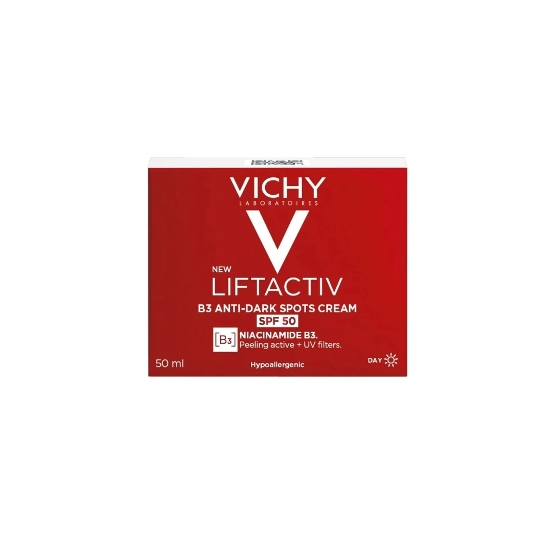 VICHY LIFTACTIV B3 ANTI-DARK SPOTS SPF50 Krema Protiv Tamnih Hiperpignemntacijskih Fleka i Bora 50 mL