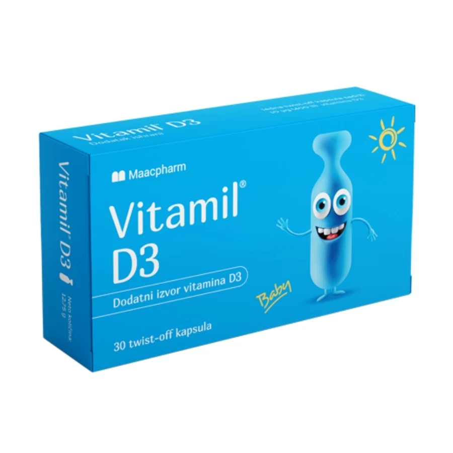 Vitamil® D3 30 Twist Off Kapsula