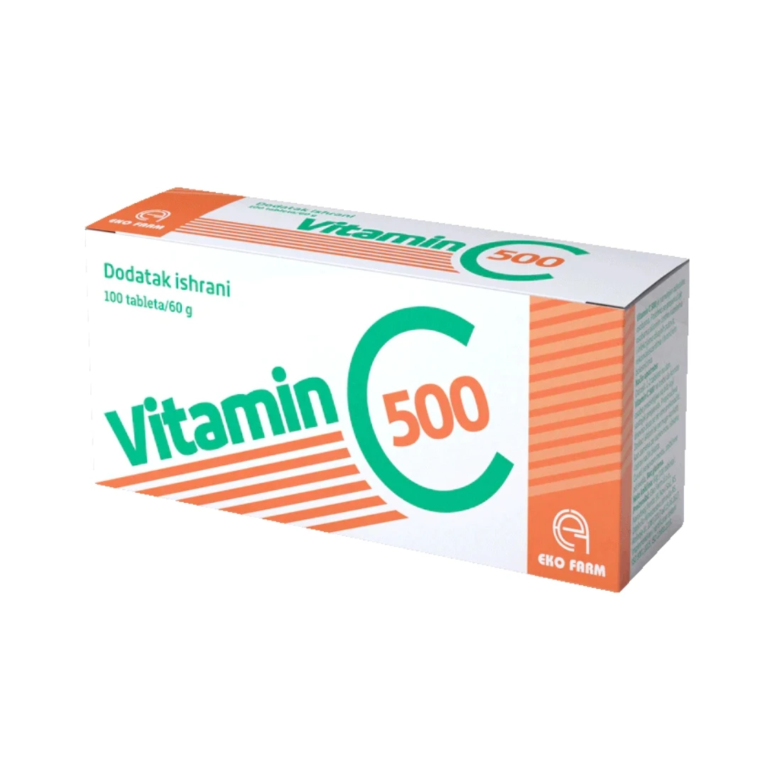 EKO FARM Vitamin C 500 mg 10 Folija
