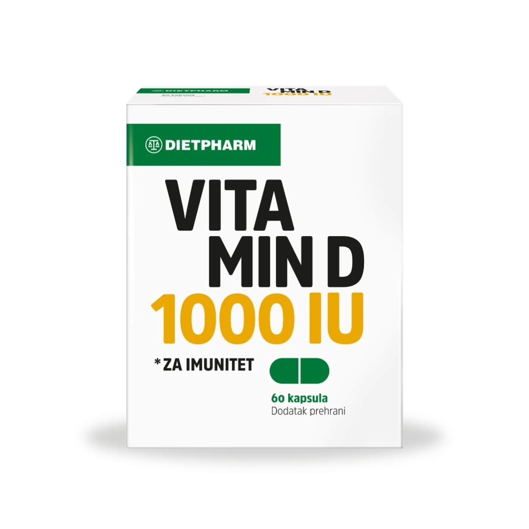 DIETPHARM Vitamin D 1000 IU 60 Kapsula za Imunitet