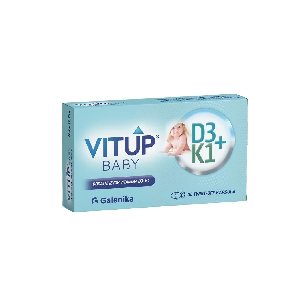 Galenika VITUP® BABY D3 + K1 30 Twist-Off Kapsula