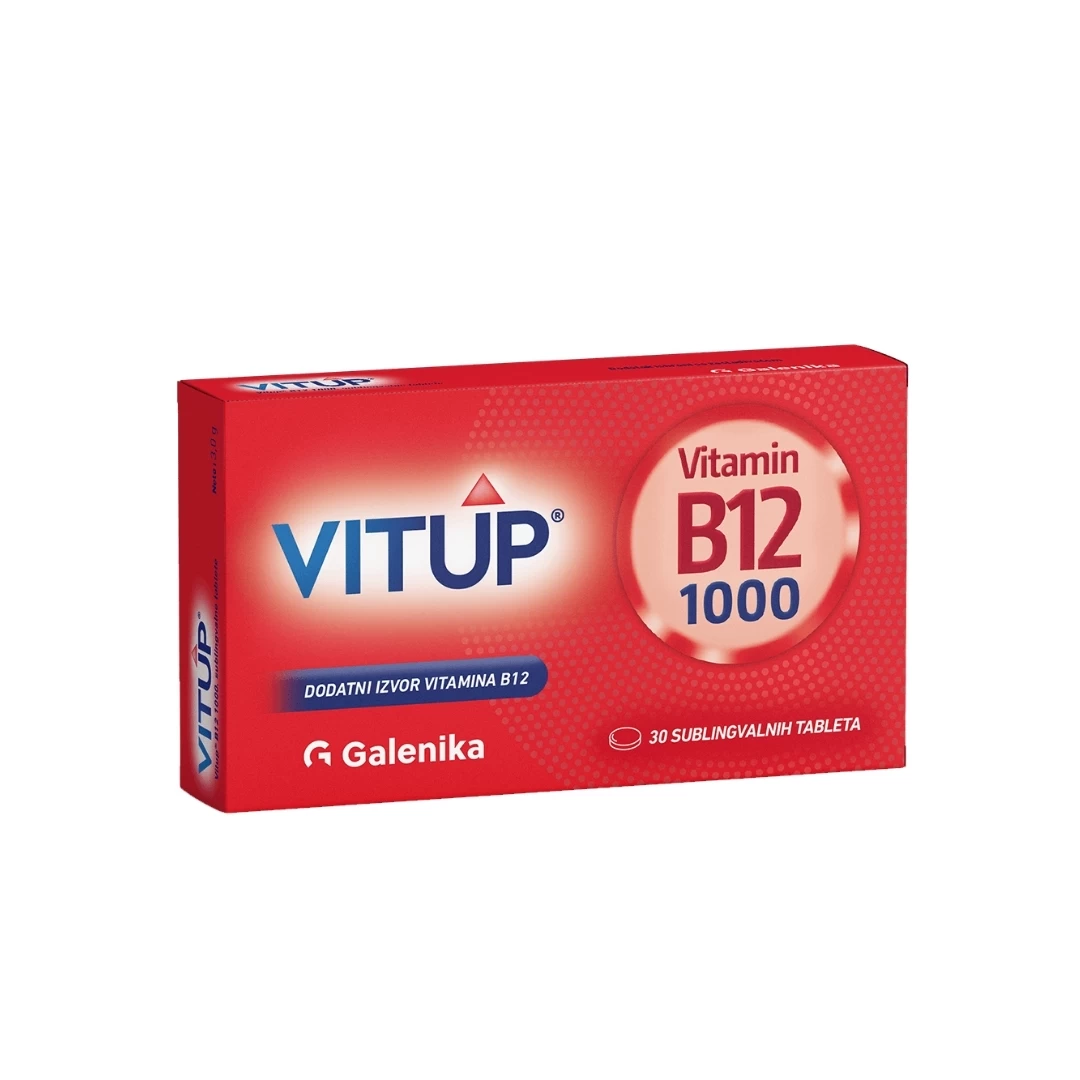 Galenika VITUP® Vitamin B12 1000 30 Sublingvalnih Tableta