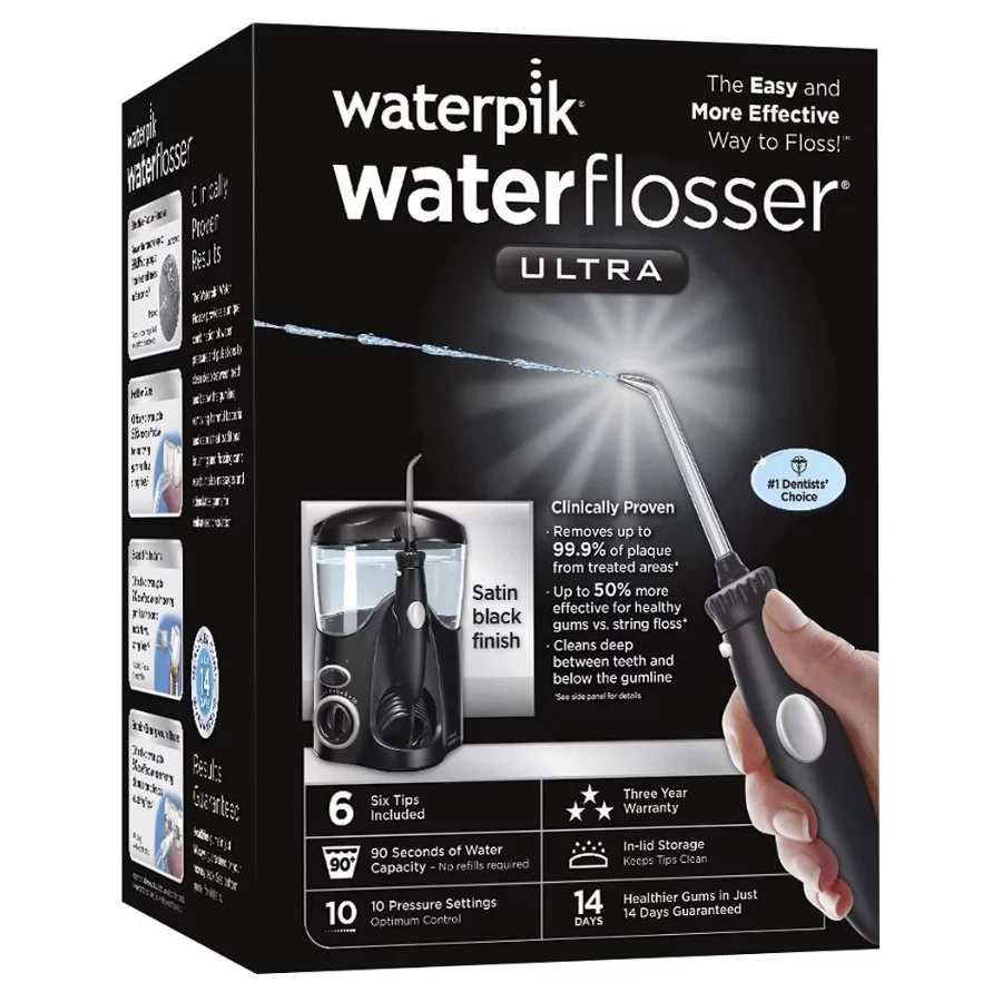 Waterpik® ULTRA Water Flosser Oralni Tuš WP112 CRNI