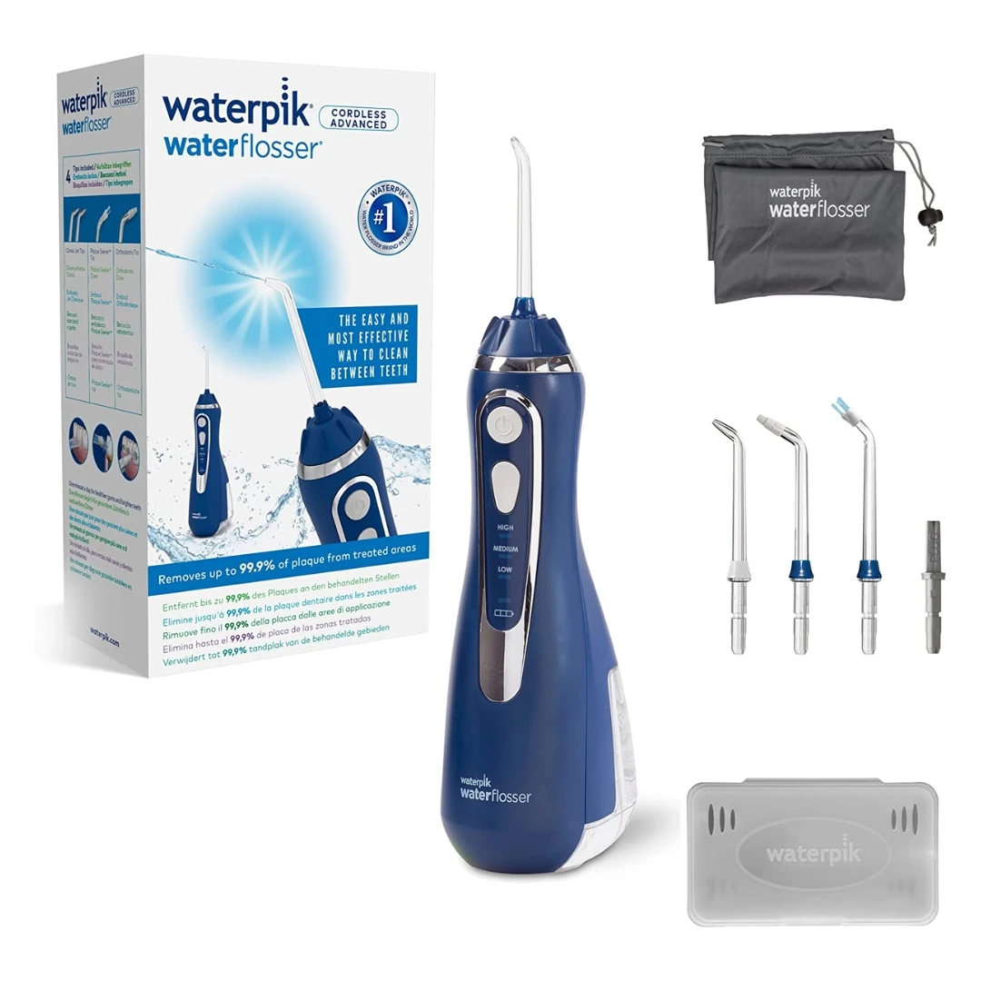 Waterpik® Cordless Advanced Bežični Oralni Tuš WP563 PLAVI